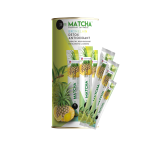 Enhanced Matcha Tea fortified with Bromelain Extract 🍍🍋🍵