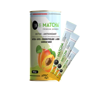 Enhanced Matcha Tea Apricot Flavor 🍵🍑